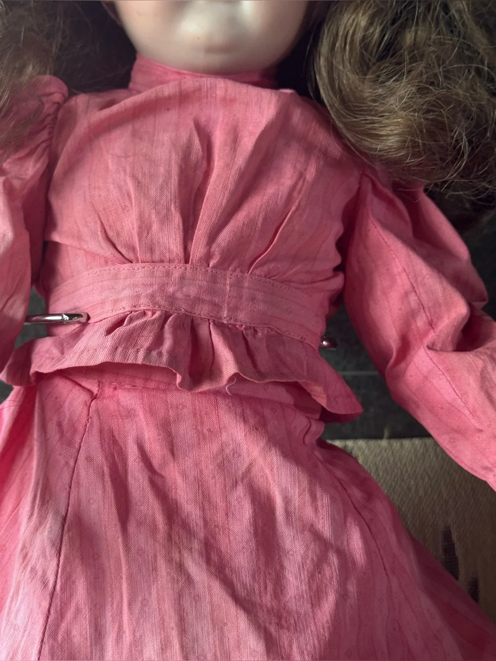 Antique Kestner Shoulder Head Doll Nice Old Clothes Perfect Bisque Unique Body!